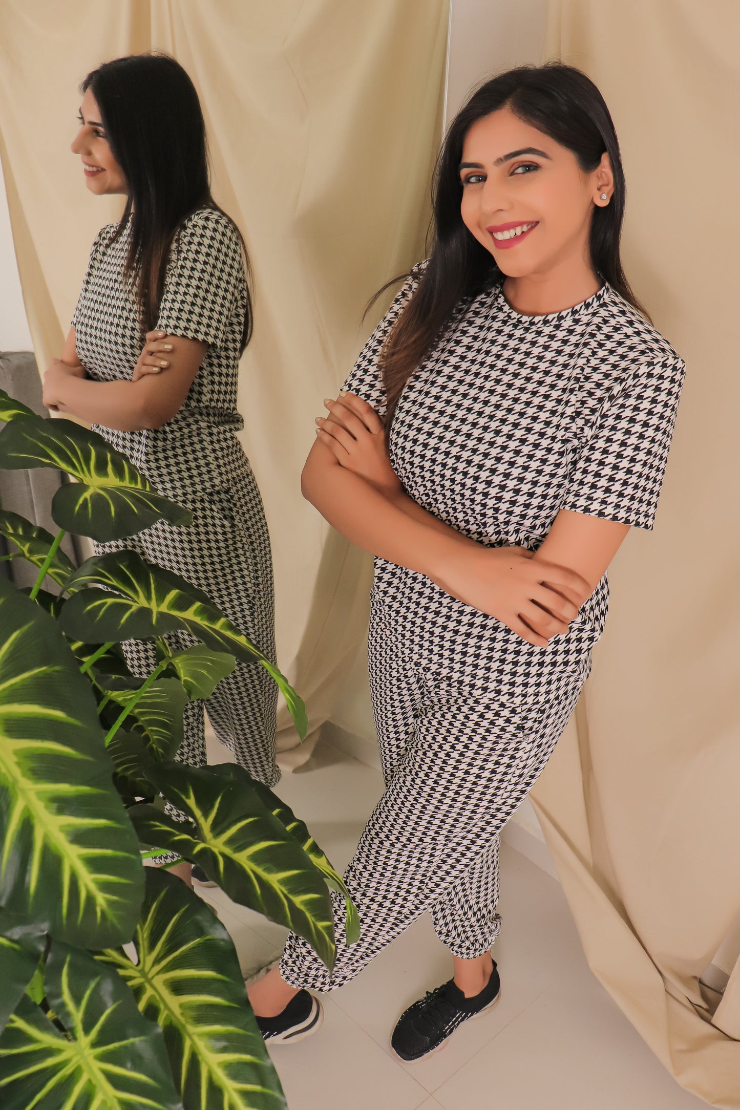 Classy Checked Co-ord Set