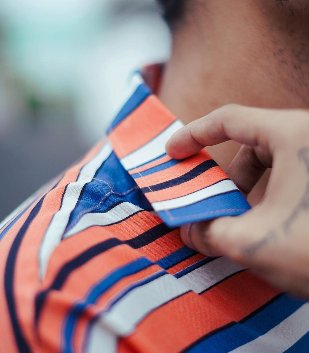 Striped Multicolor  Casual Men's Shirt